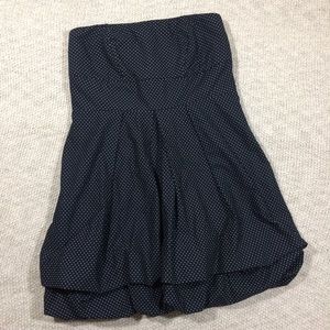 Torrid Strapless Short Night Out Polka Dot Dress